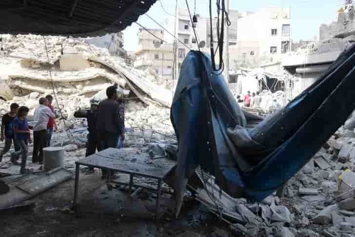 Le bilan s'eleve a 150 morts, cette semaine a alep