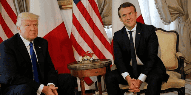 macron trump