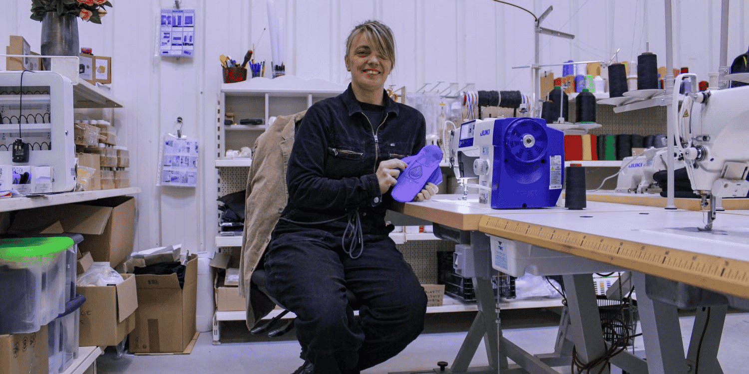 Ingrid Walbrou, fondatrice de la marque La Belle Absorbante.