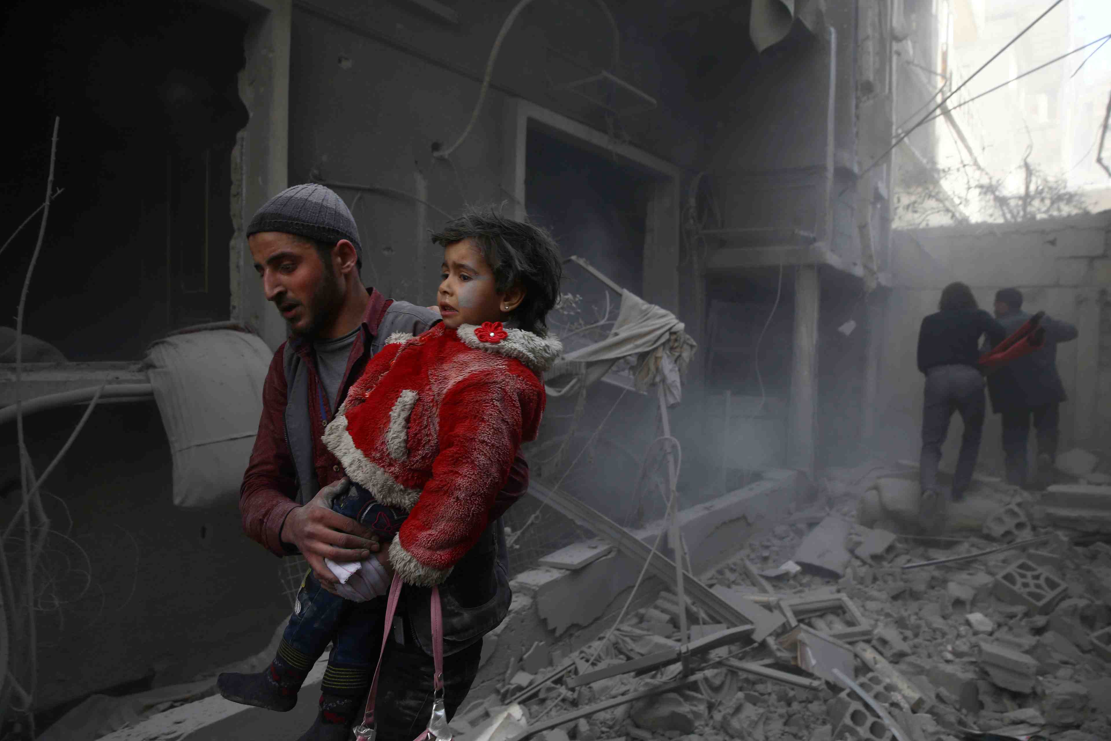 Syrie: 21 morts dans des frappes aeriennes sur la ghouta
