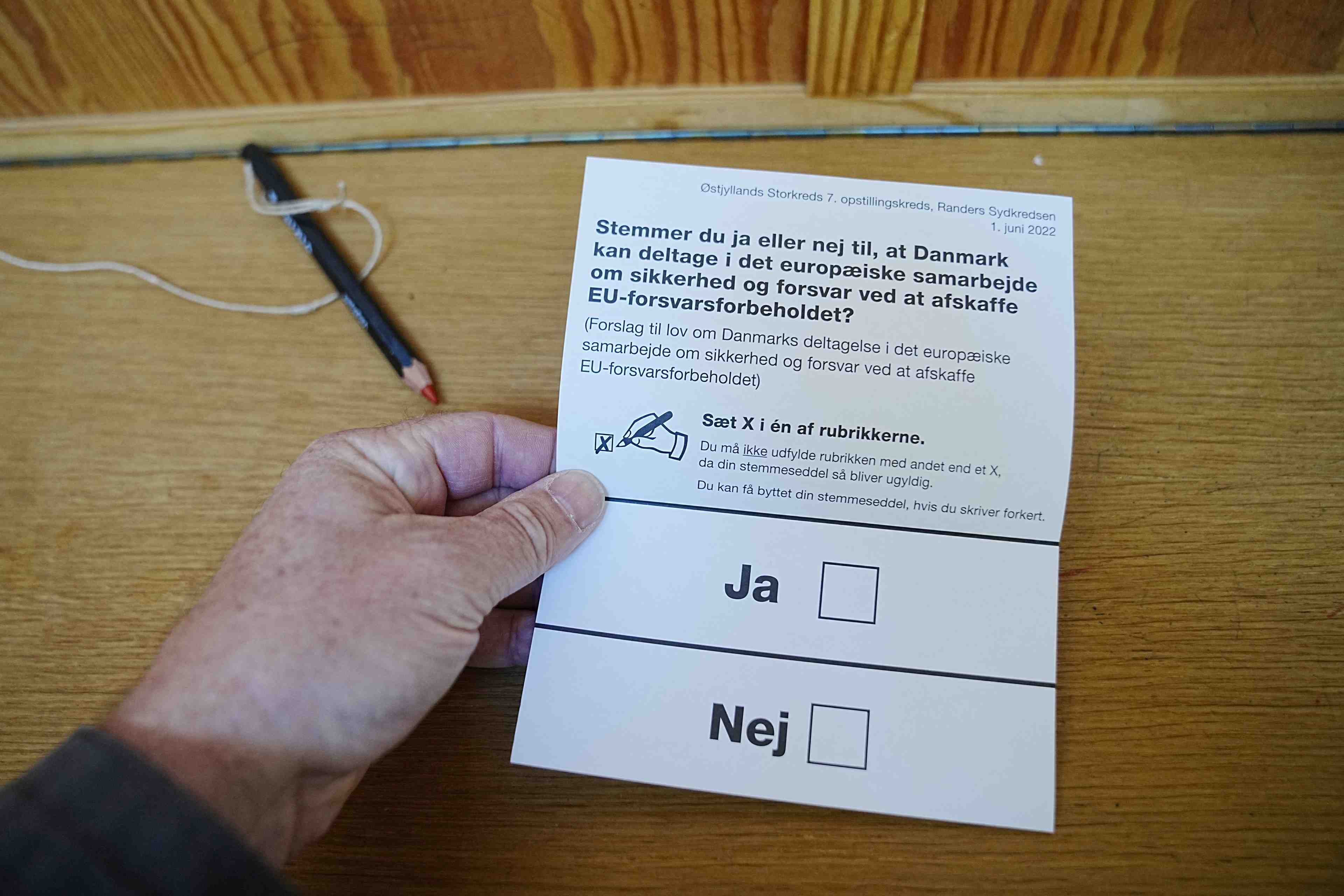 Le danemark se prononce sur l'adhesion a la politique de defense europeenne