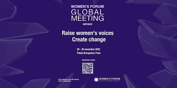 Il est temps d’agir pour l’égalité femmes-hommes ! Le Women’s Forum se tiendra les 29 et 30 novembre prochains au Palais Brongniart.