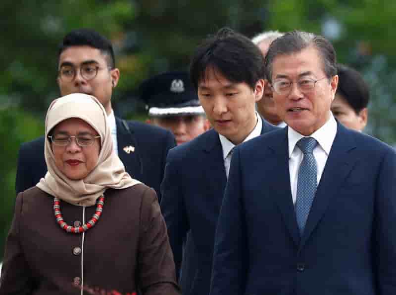 Nucleaire coreen: les discussions "sur la bonne voie", dit le president moon