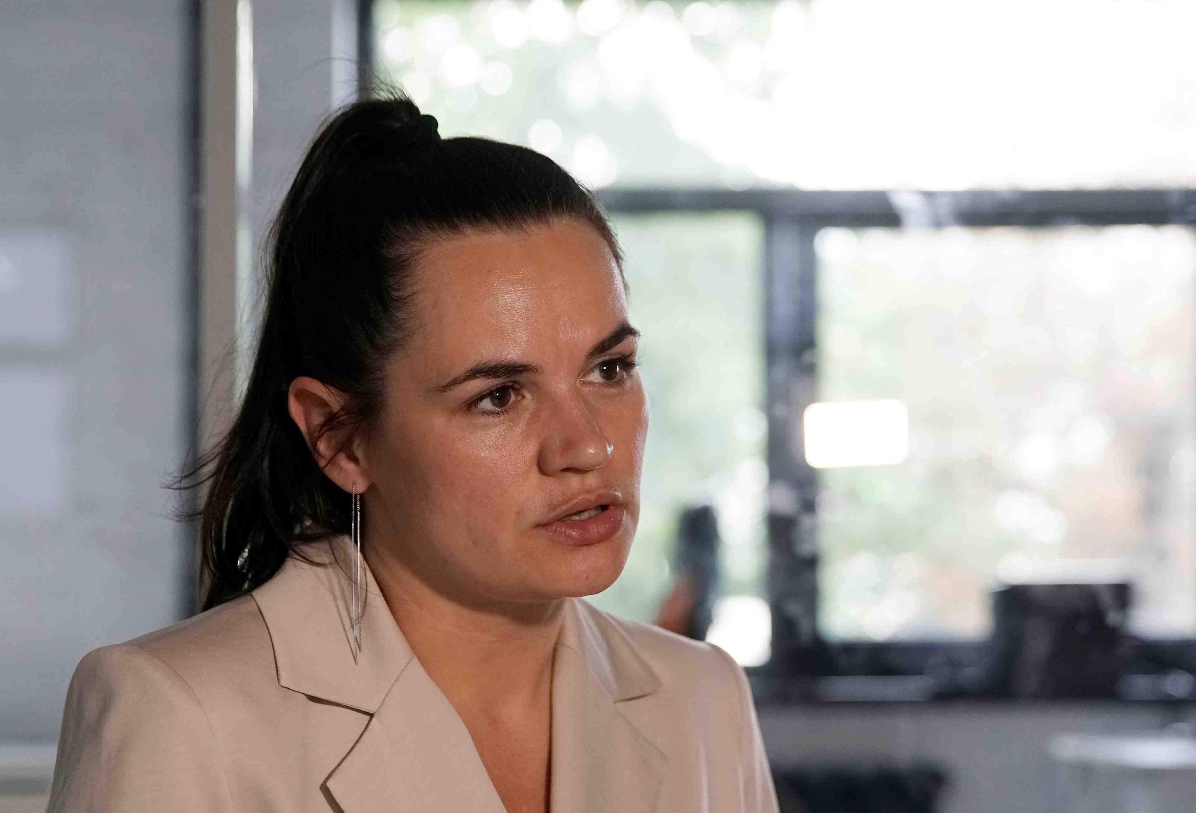 Bielorussie: l'opposante tikhanoskaia appelle l'ue a ne pas reconnaitre les resultats de l'election