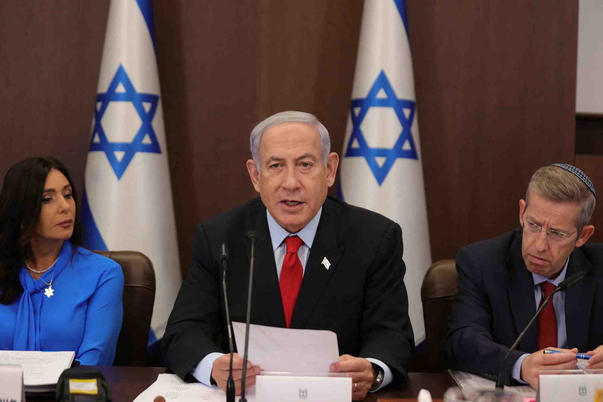 Premier ministre israelien benjamin netanyahu