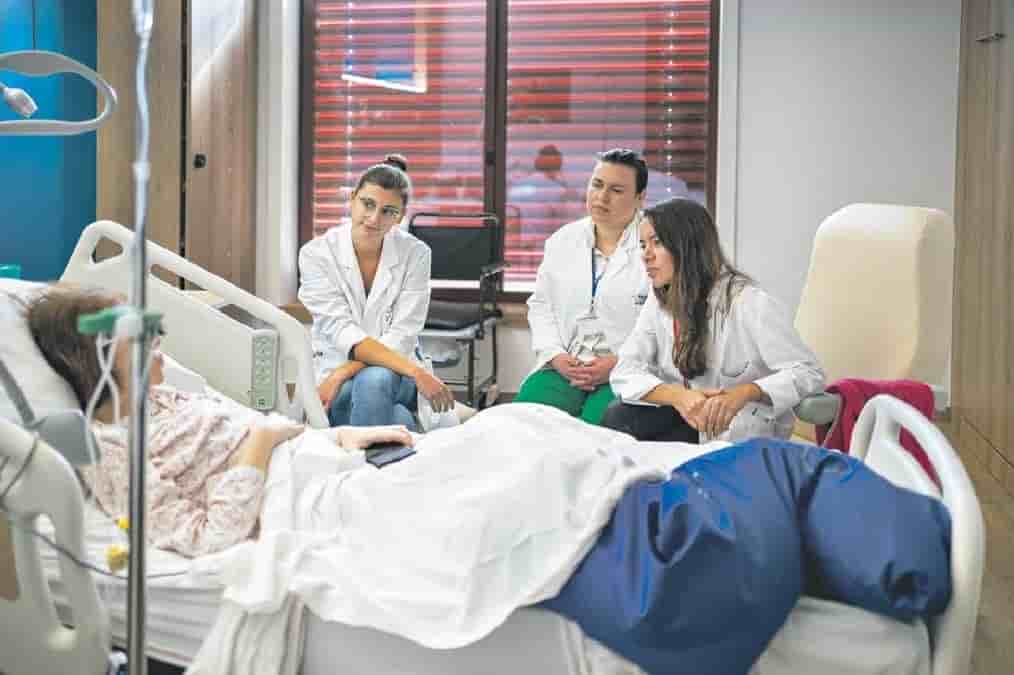 Service de soins palliatifs de l’hôpital privé du Grand Narbonne à Montredondes-Corbières, dans l’Aude.