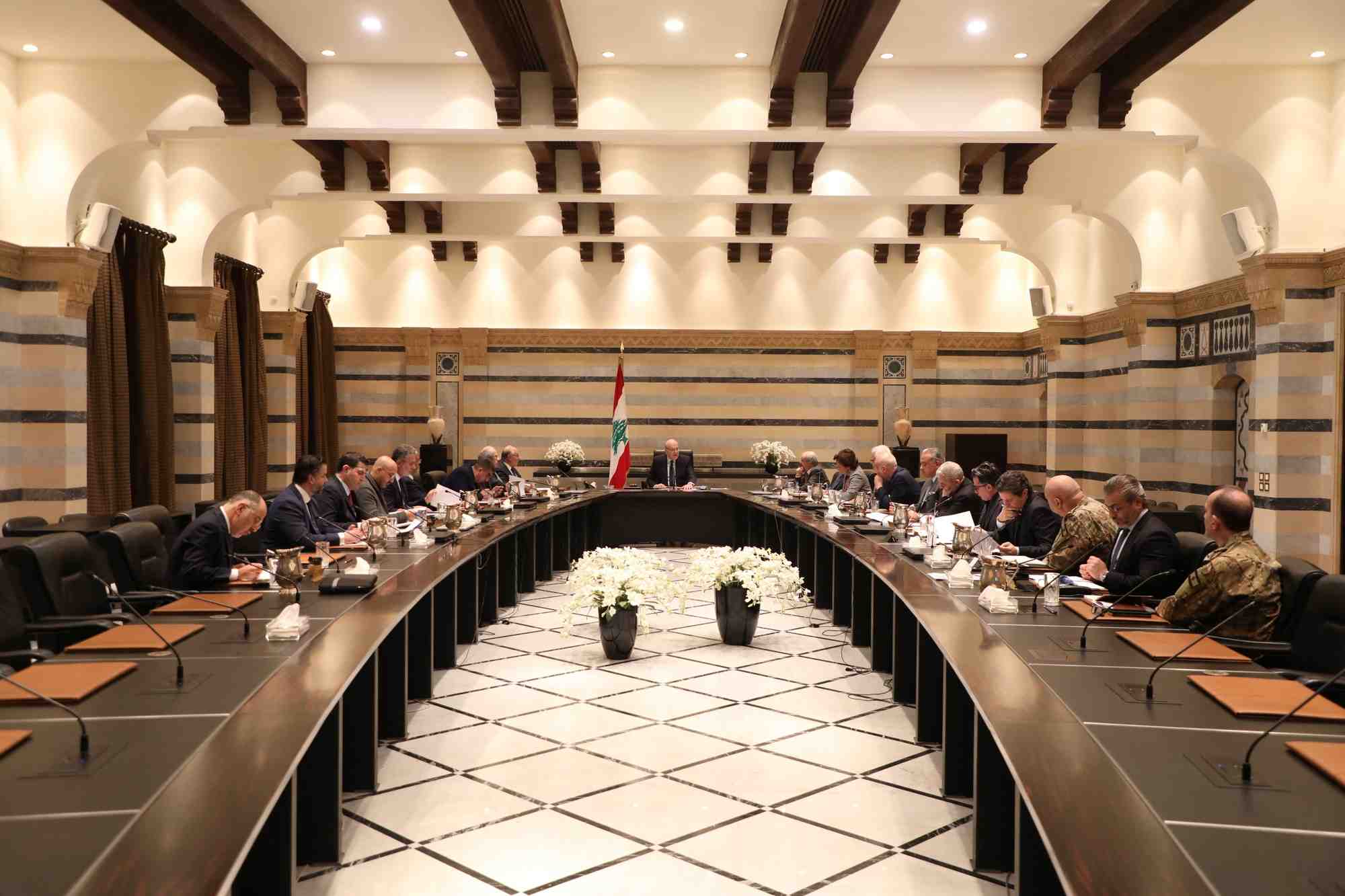 Le premier ministre interimaire libanais najib mikati