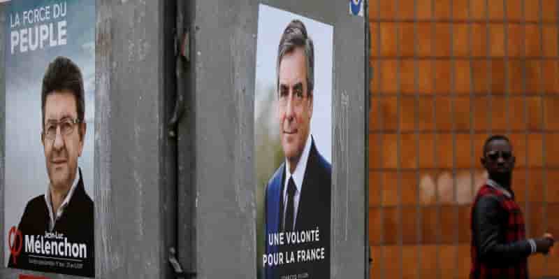 Melenchon devance fillon au 1er tour, selon un sondage ifop-fiducial