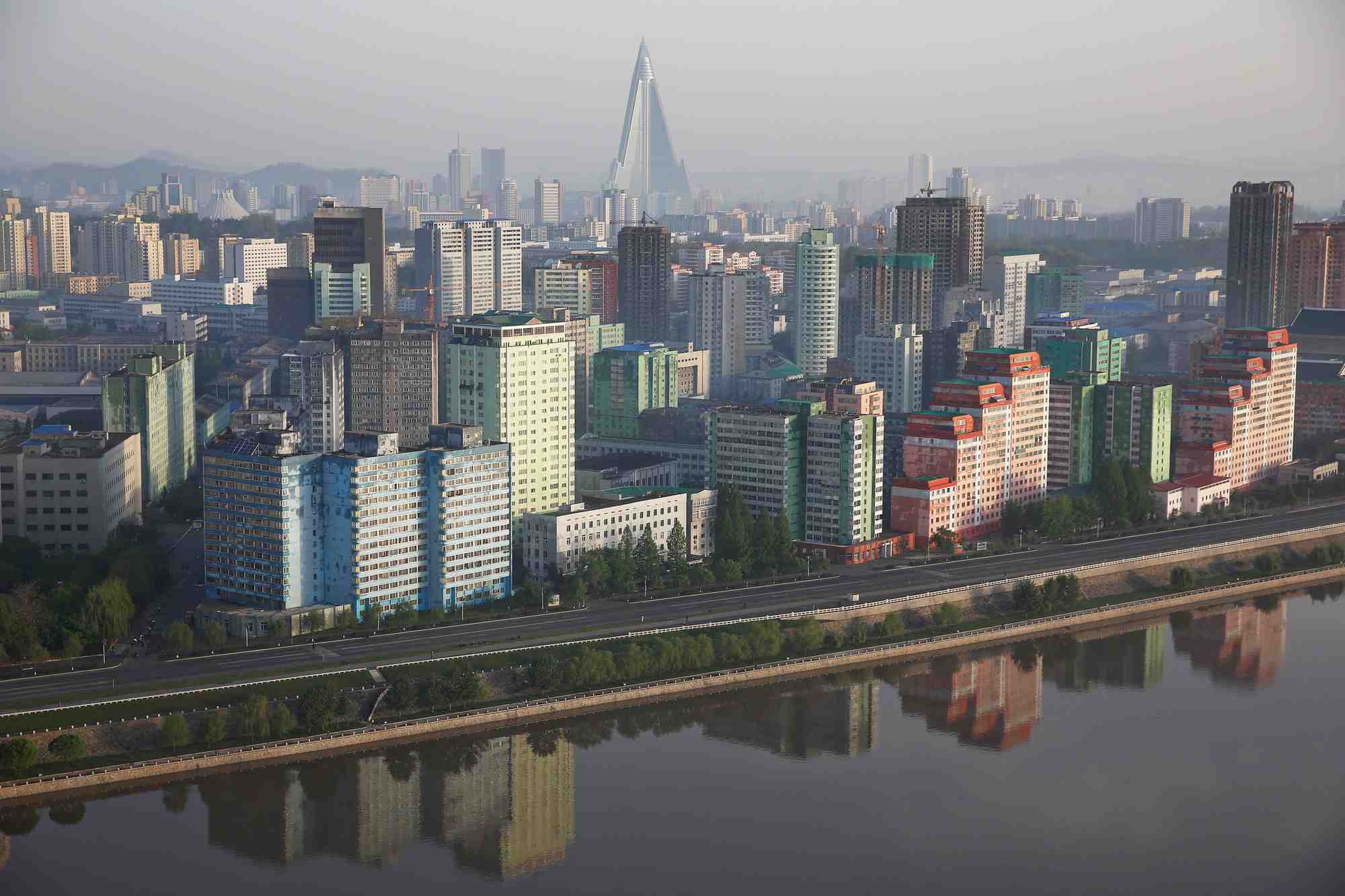 Le centre de pyongyang