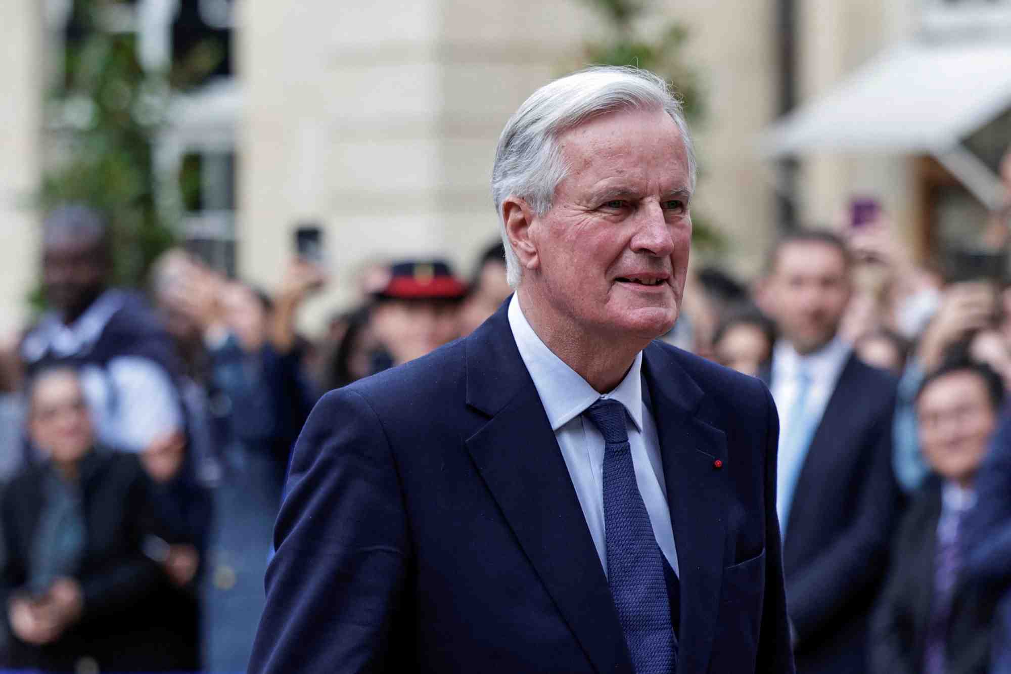Le premier ministre michel barnier a paris