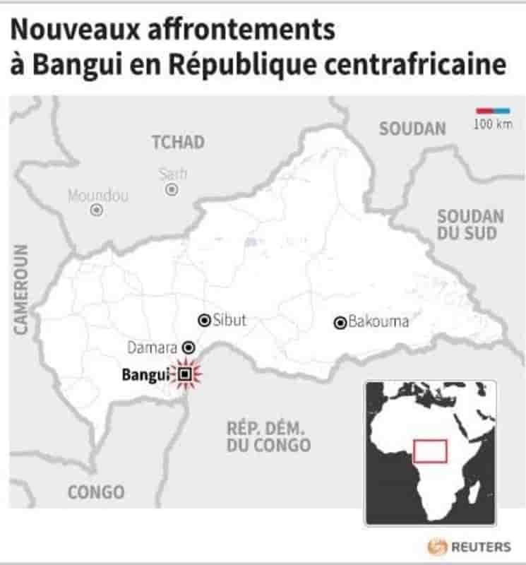 Nouveaux affrontements a bangui en republique centrafricaine