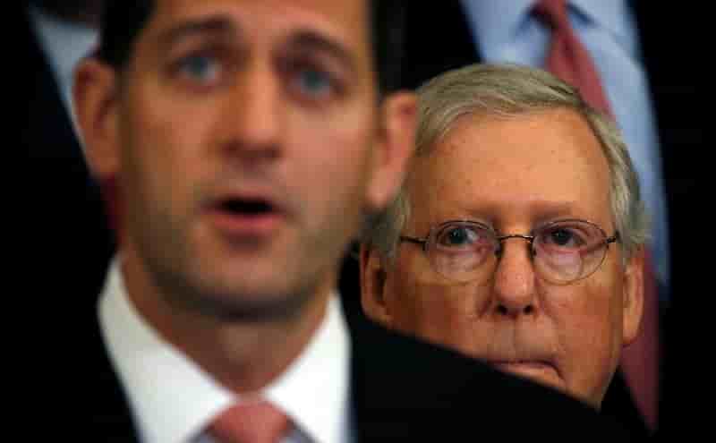 Trump reunit l'etat-major du parti republicain a camp david