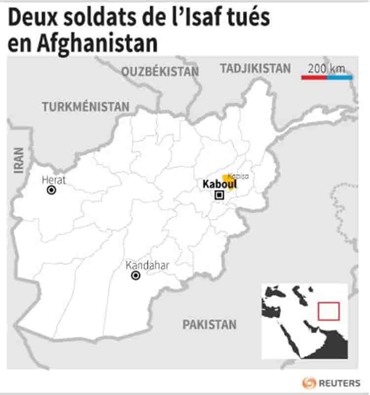 Deux soldats de l'Isaf tués par deux Afghans en uniforme