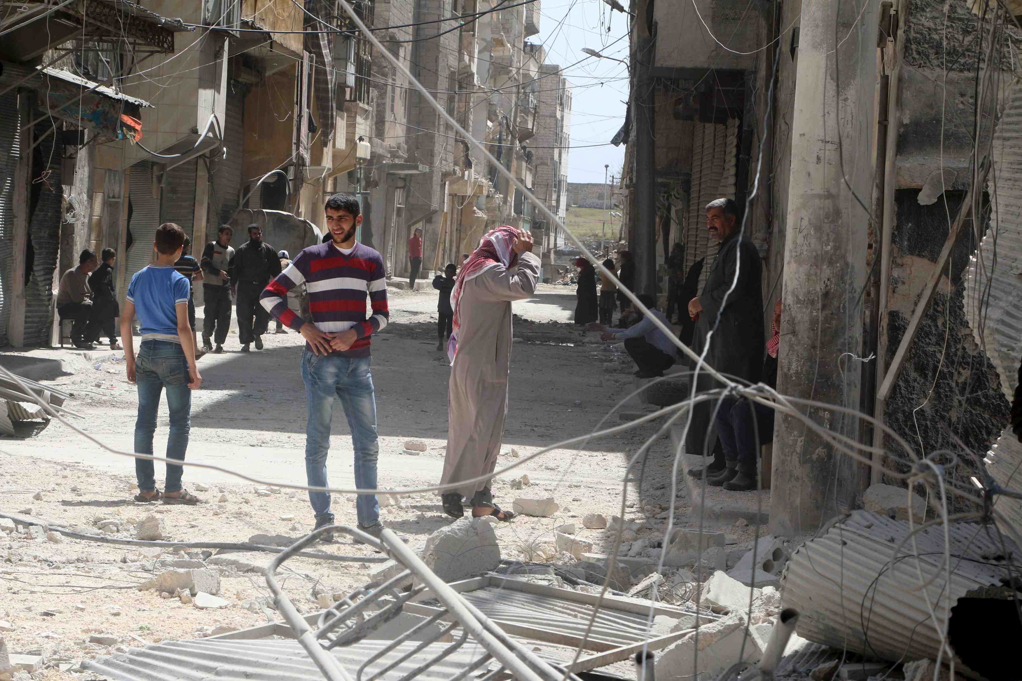 Une offensive d'envergure en preparation a alep, en syrie