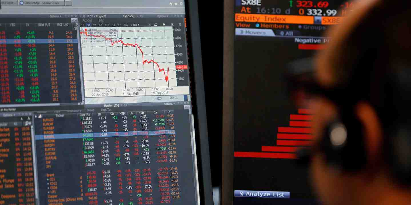 Bourse écran