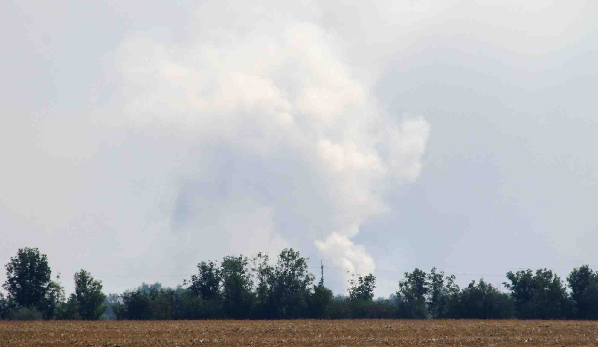 Ukraine: explosion dans un depot de munitions dans le nord de la crimee