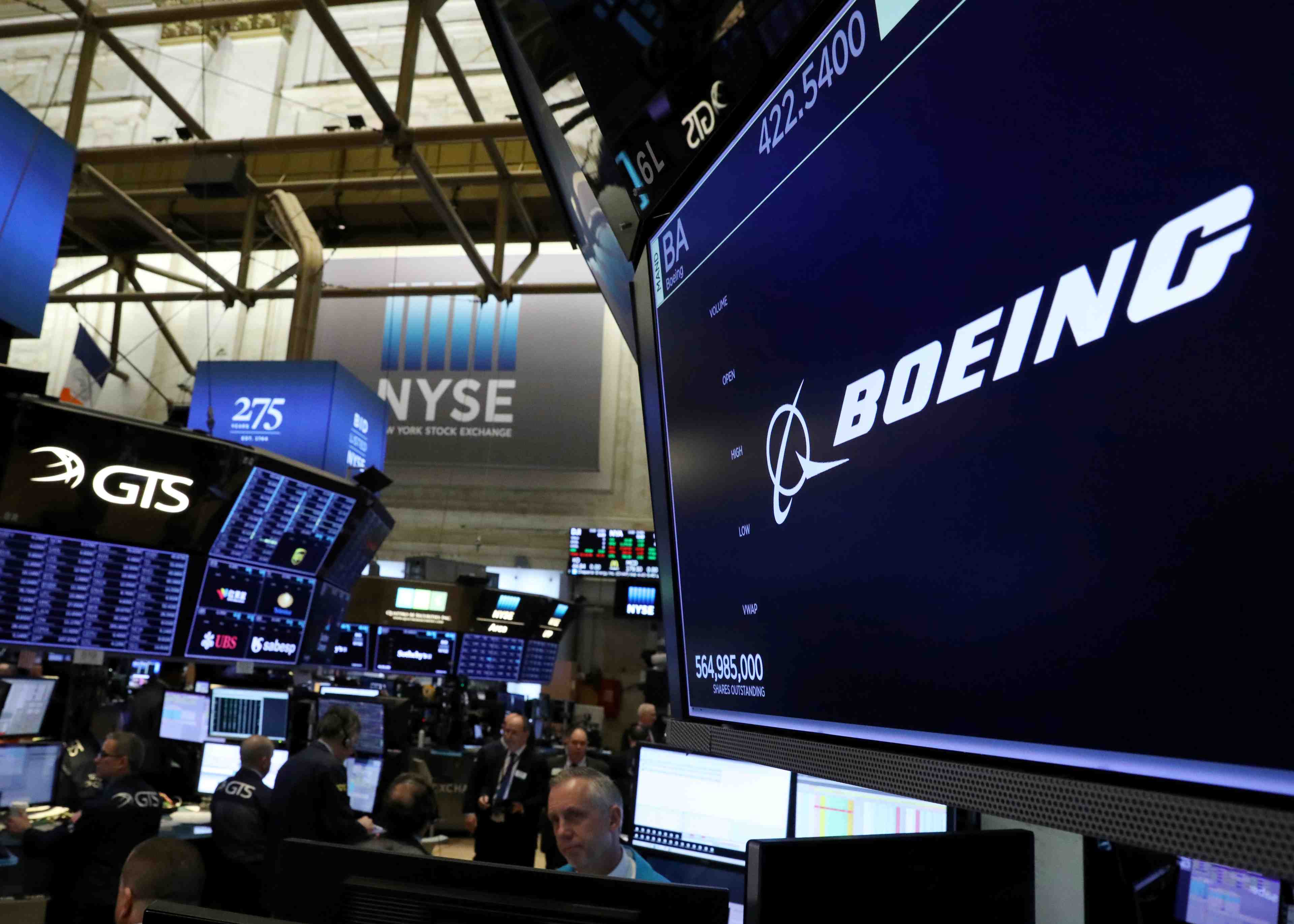 Boeing, a suivre a wall street