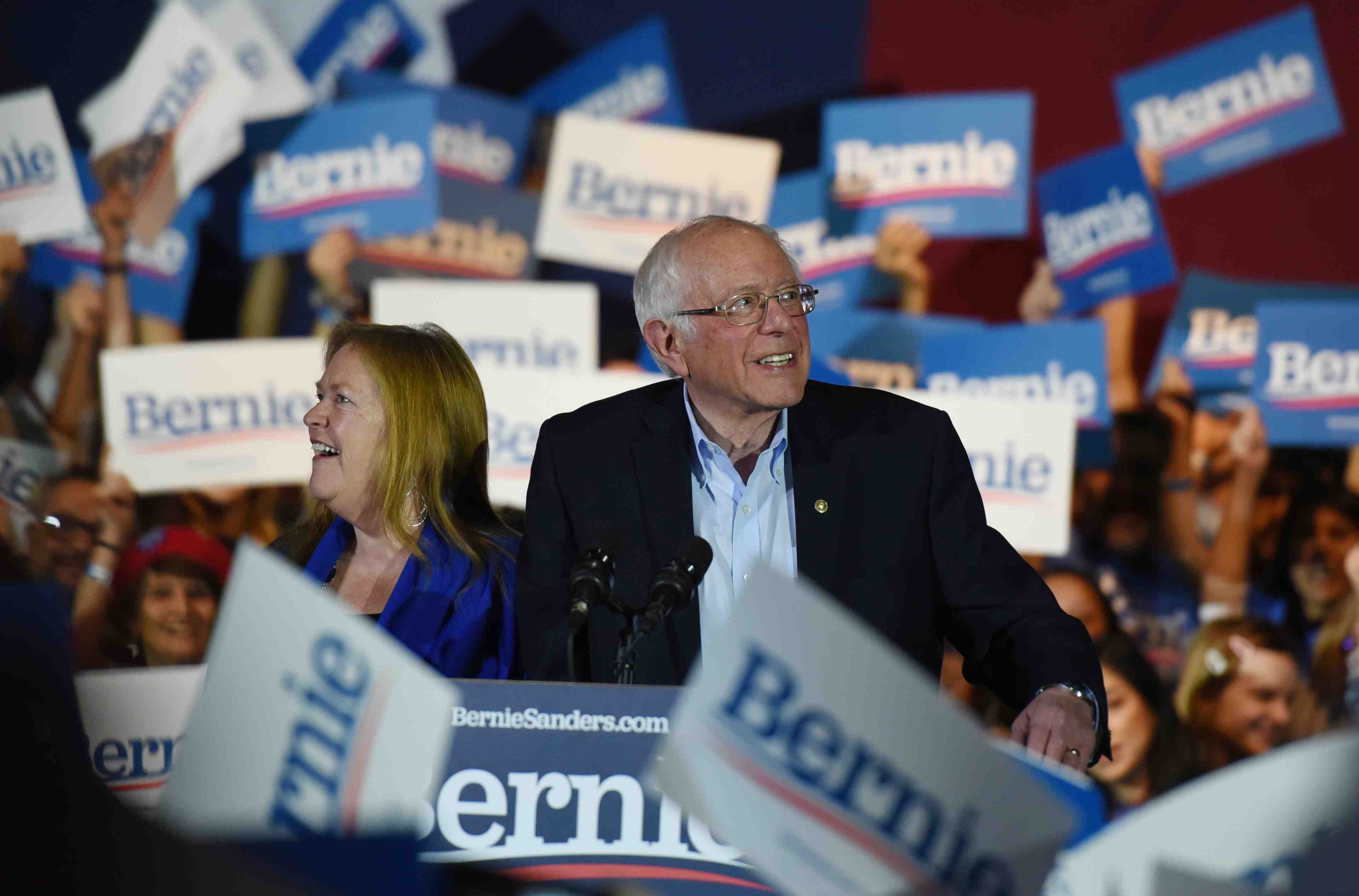 Sanders marque les esprits dans le nevada
