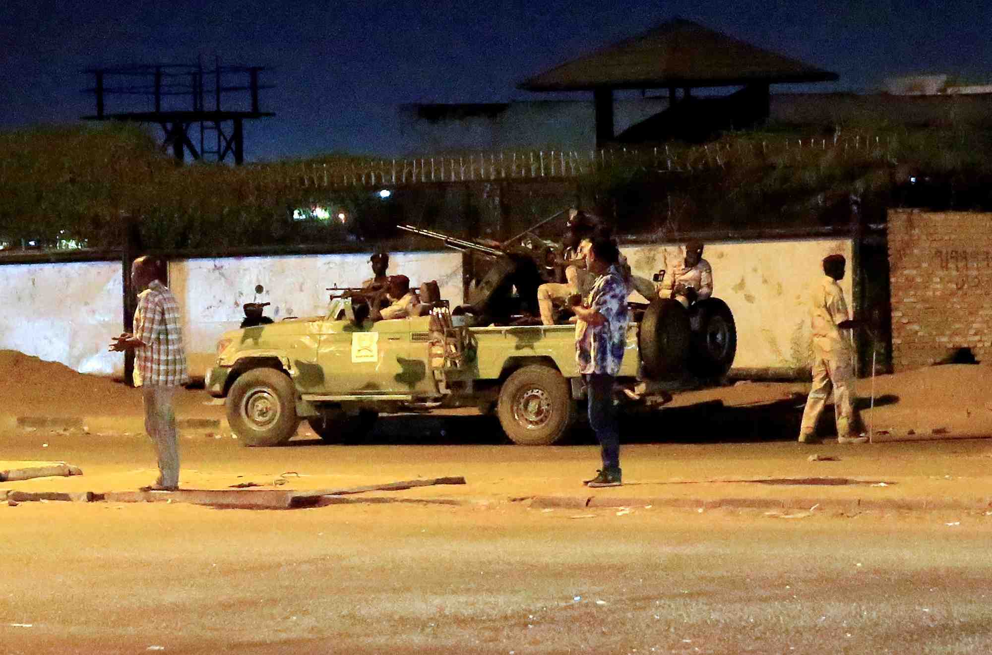 Des membres des forces soudanaises de soutien rapide a khartoum