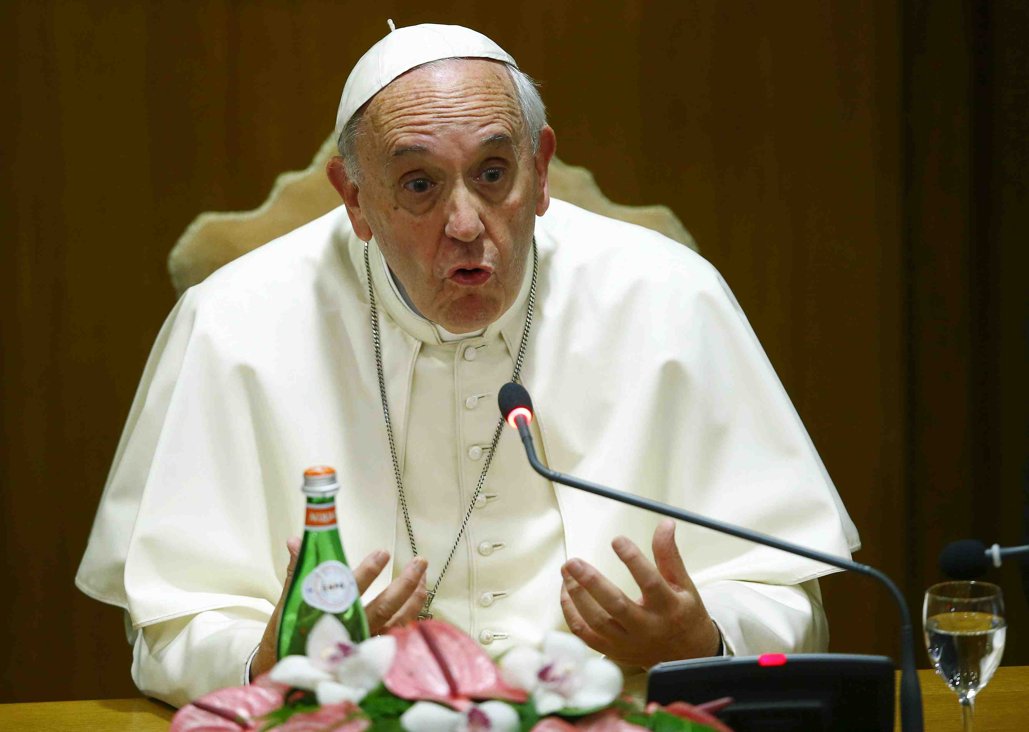 Le pape invite l'onu a agir contre le rechauffement climatique