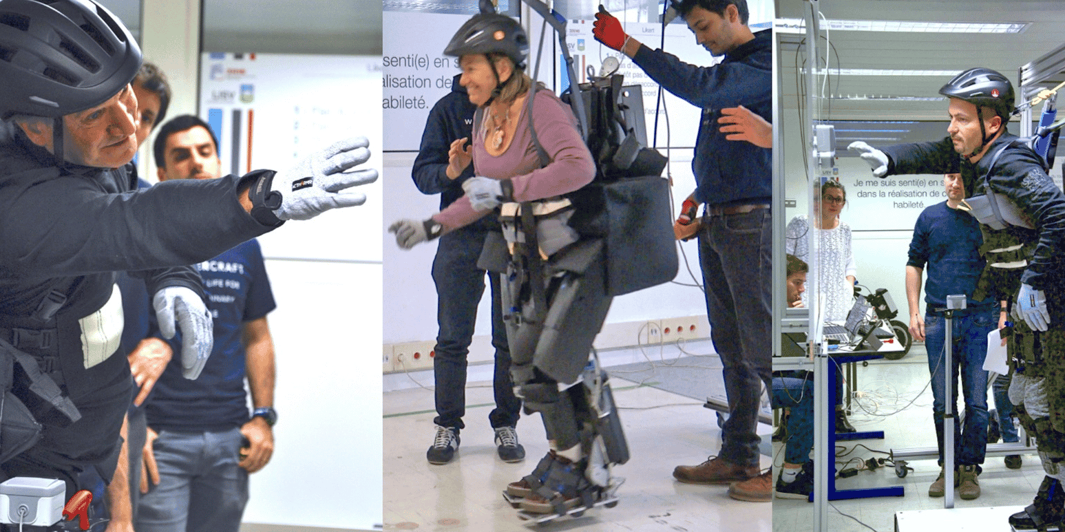 Exosquelette, paraplégiques