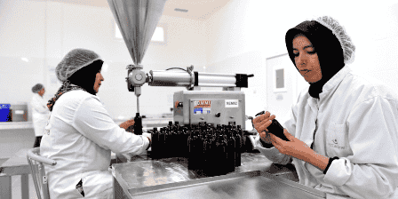 startup cosmetique atelier maroc