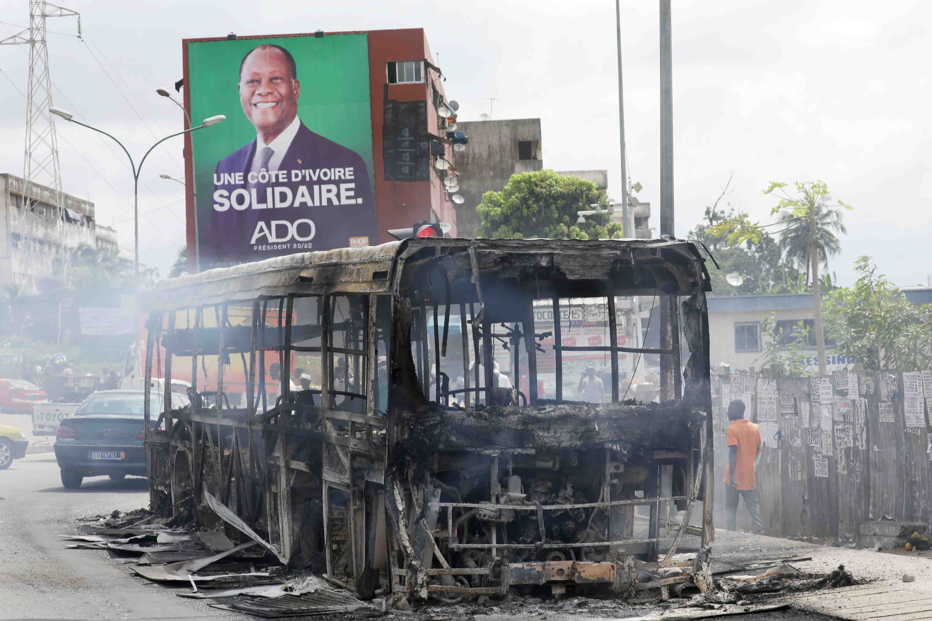 Un mort en cote d'ivoire lors de manifestations anti-ouattara