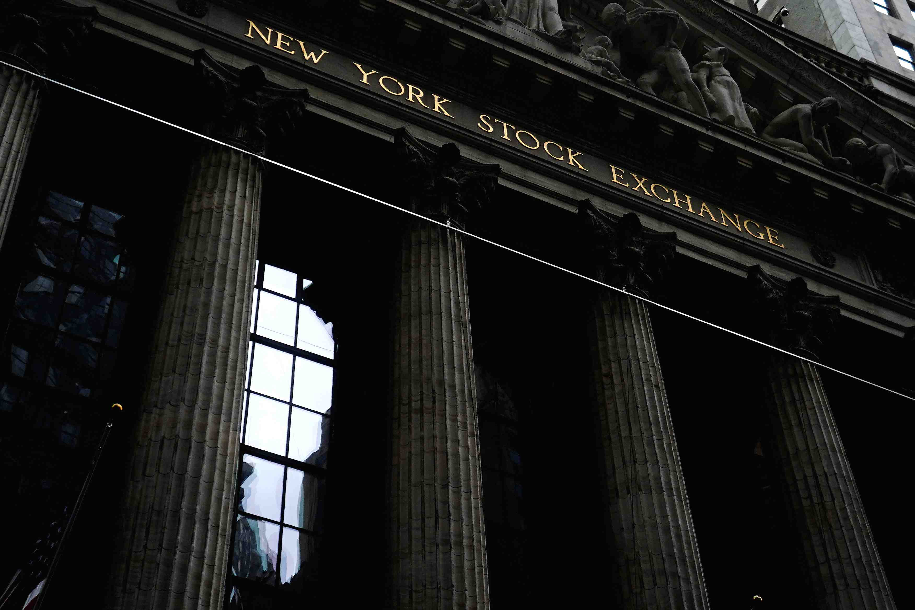 La bourse de new york en baisse en debut de seance