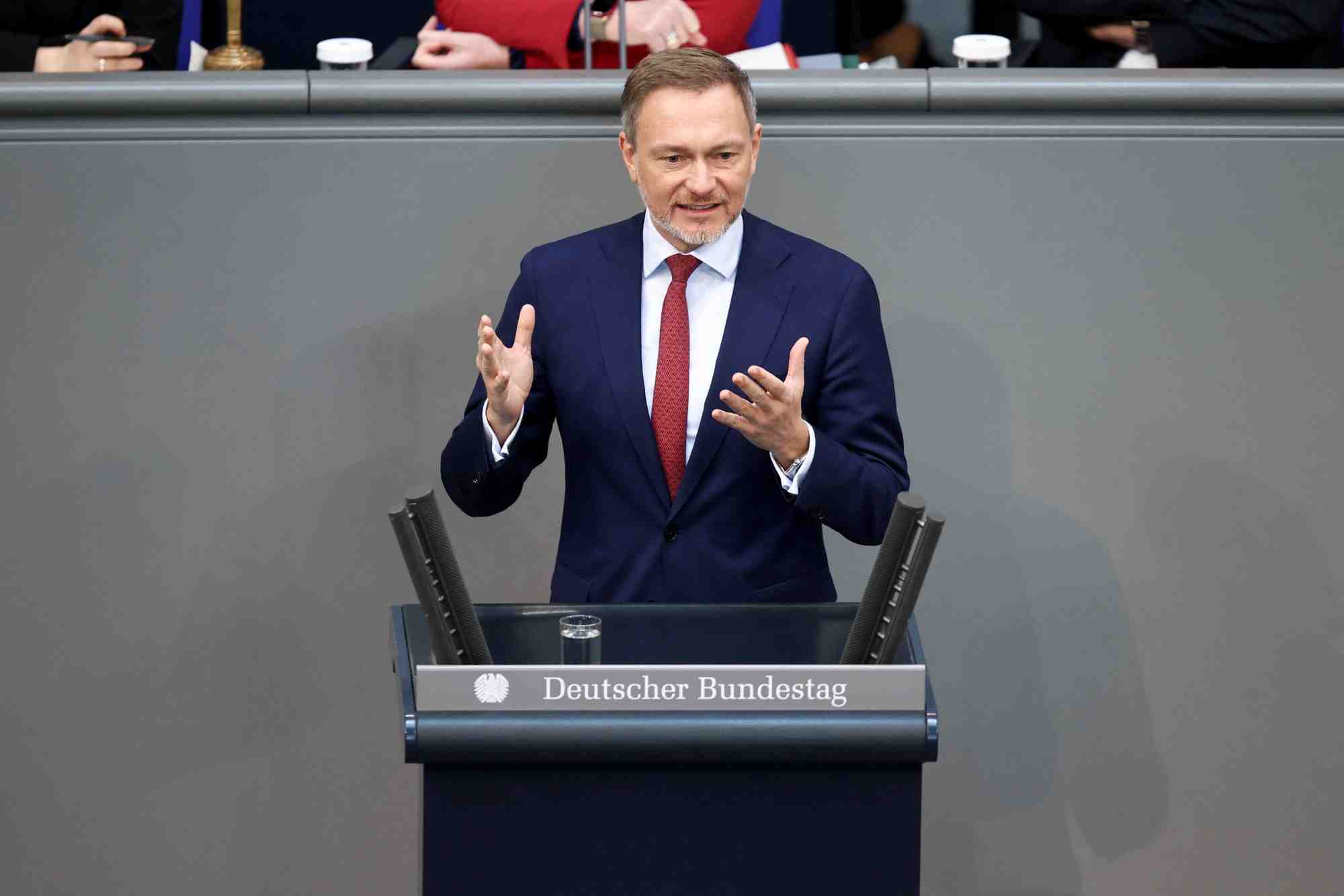 Le ministre allemand des finances, christian lindner