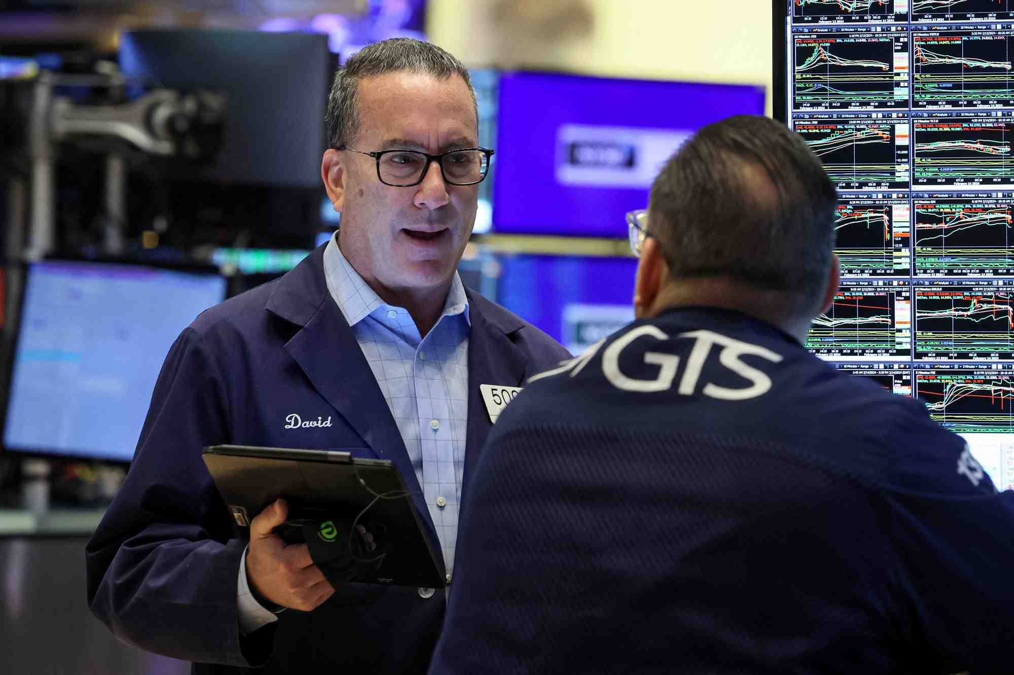 Des traders a la bourse de new york