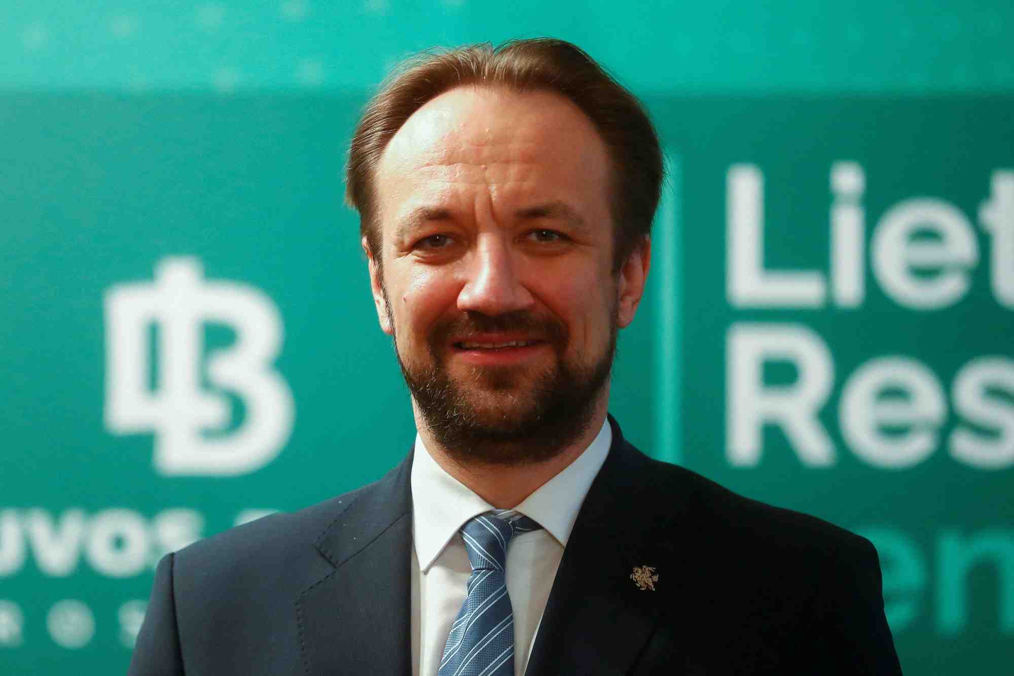 Photo d'archives de gediminas simkus, le president du conseil d'administration de la banque de lituanie