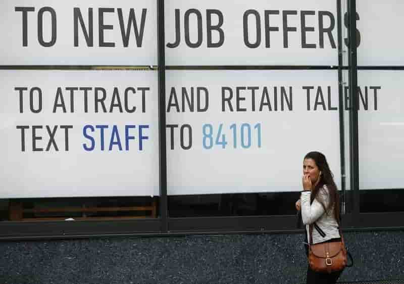 Un taux de chomage a 4,9% en grande-bretagne