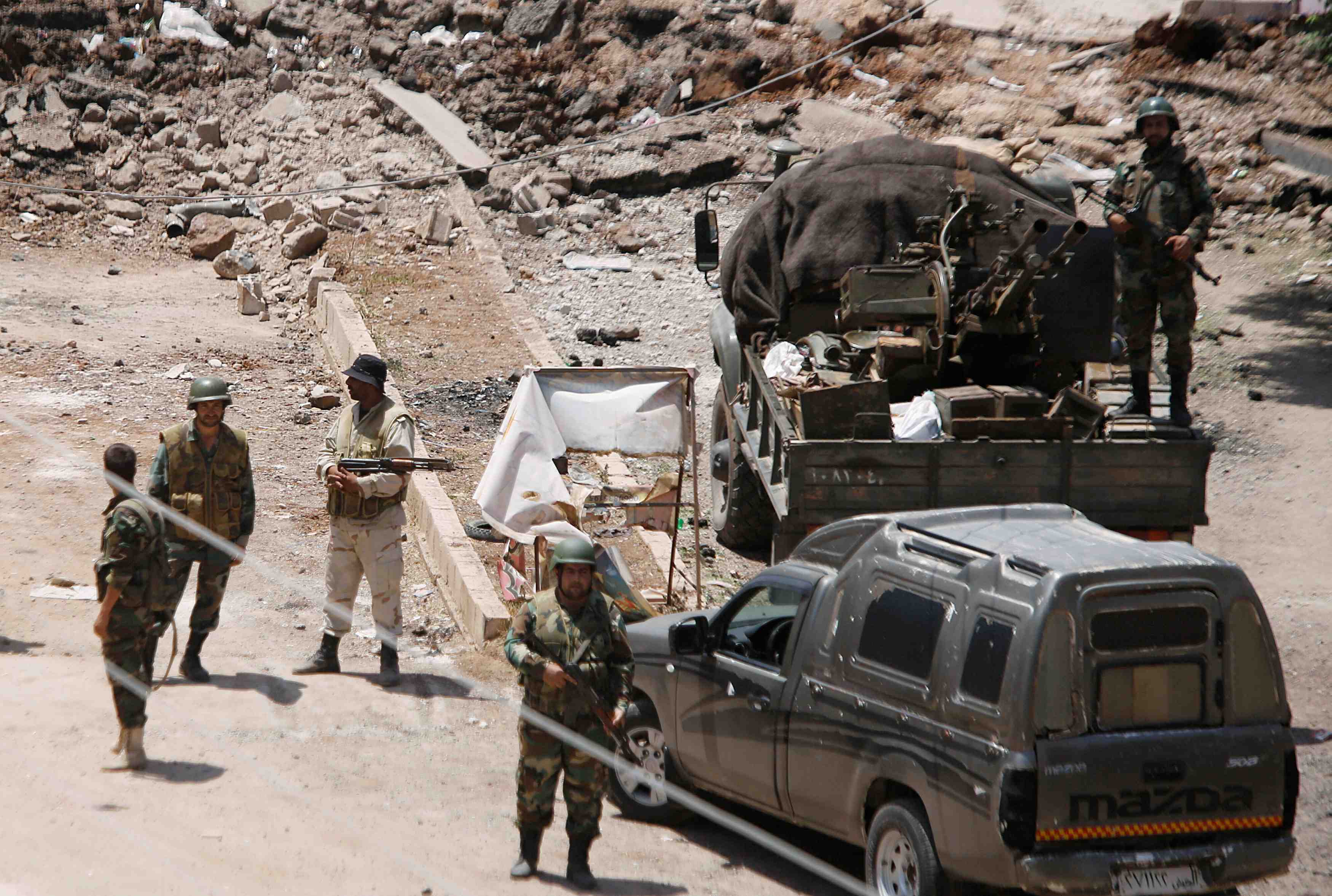 Syrie: la province de deraa lourdement bombardee par l'armee declare l'osdh
