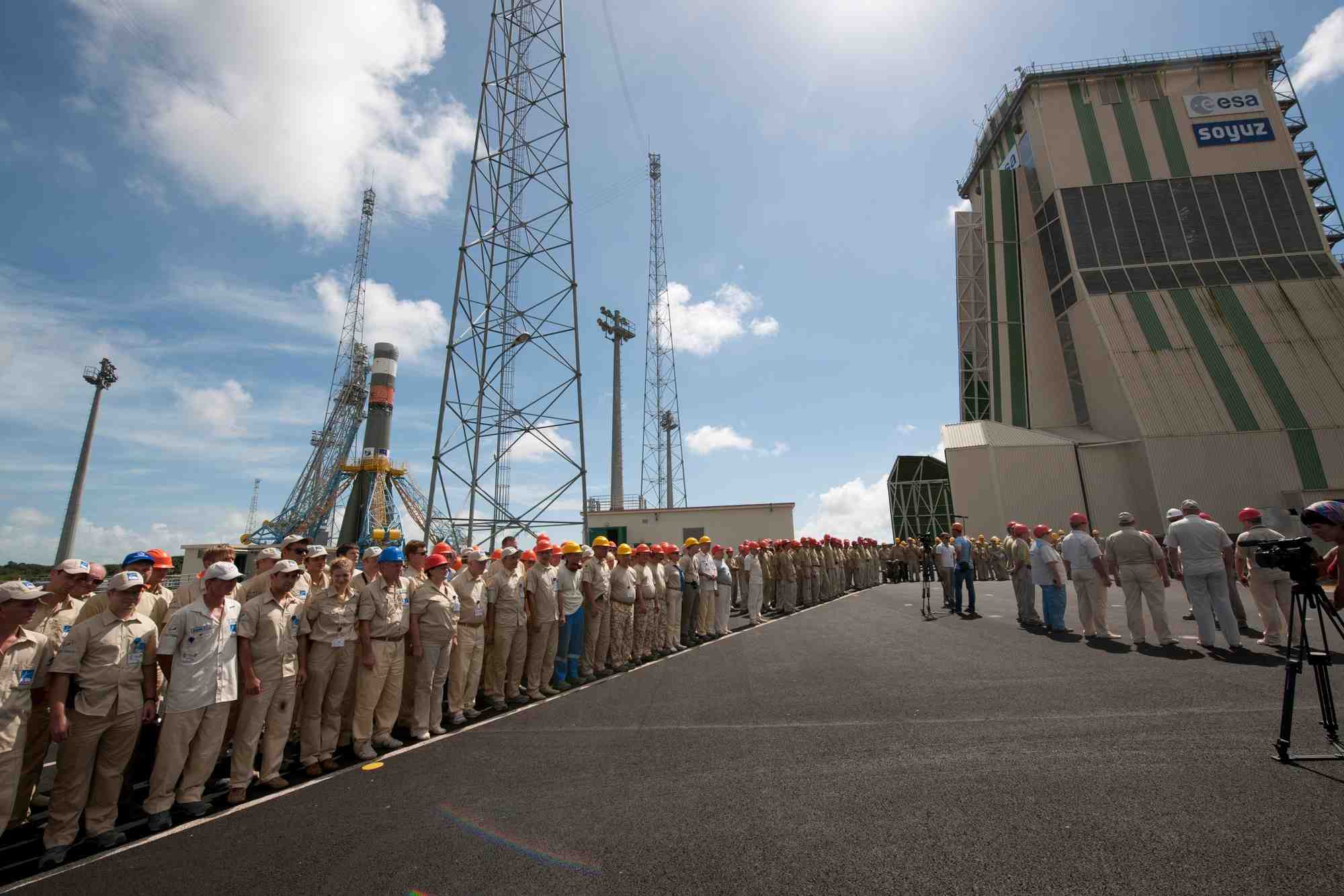 Soyuz Kourou Roscosmos Arianespace