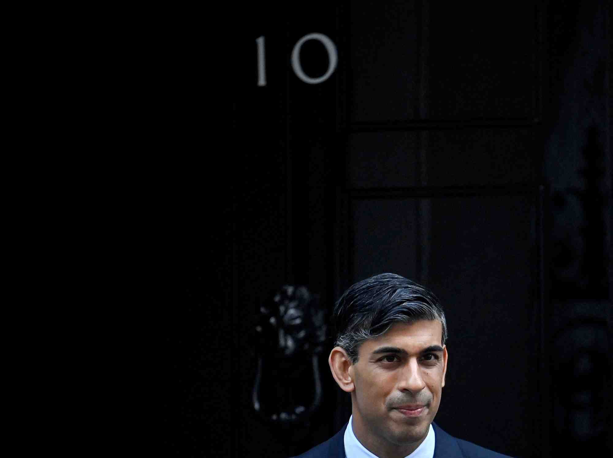 Le premier ministre britannique sunak, a londres