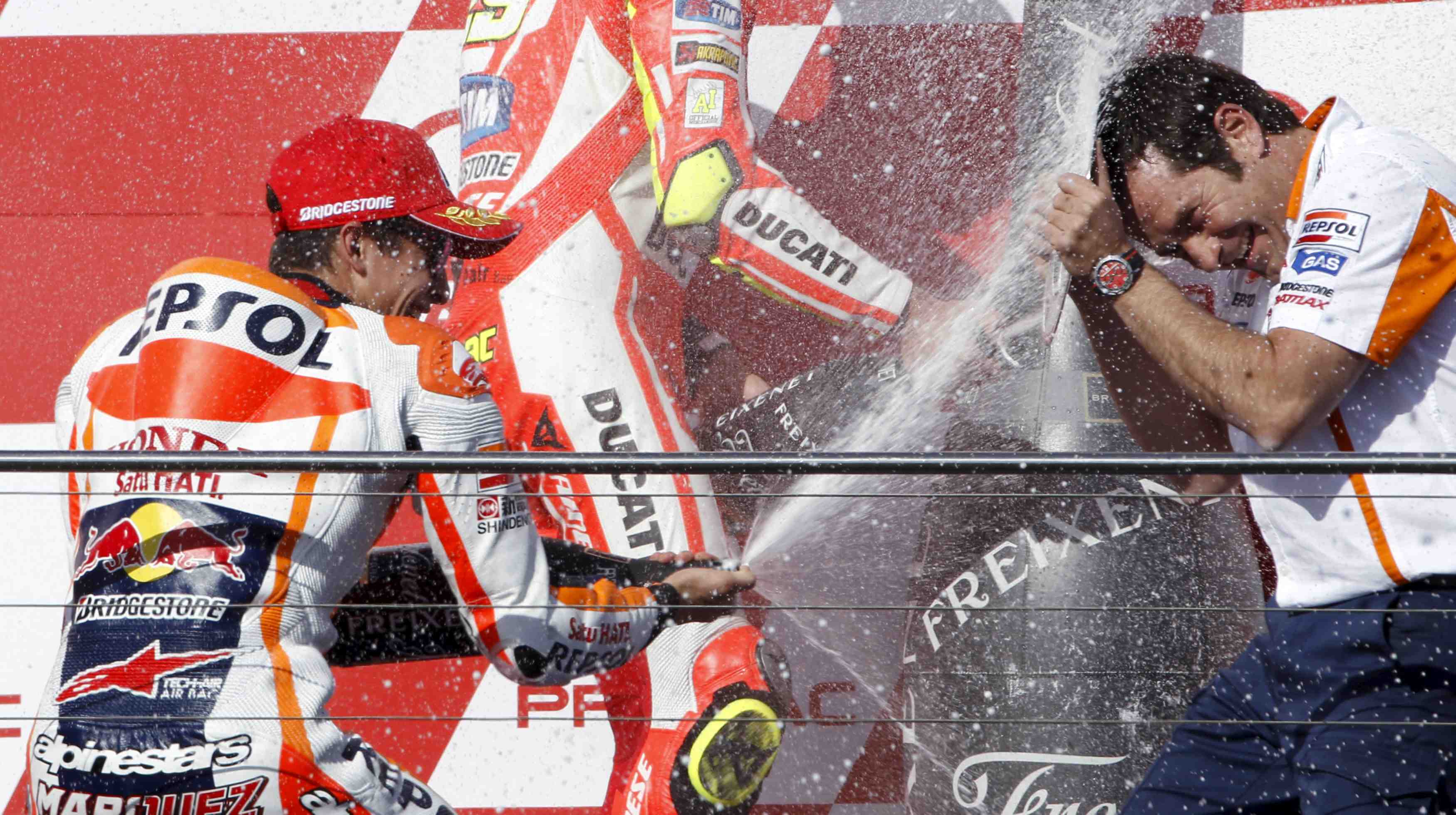 Marquez s'impose en australie devant lorenzo, rossi quatrieme