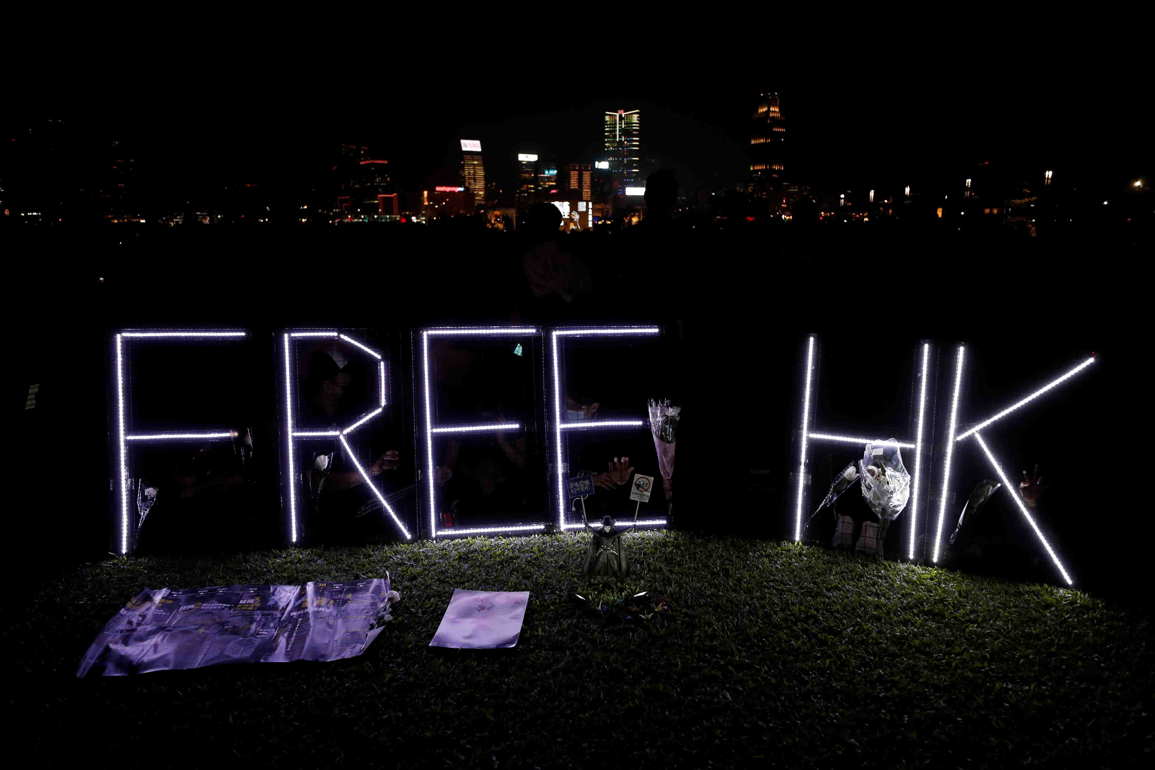 Hong kong: le gouvernement declare illegal un slogan cher aux manifestants