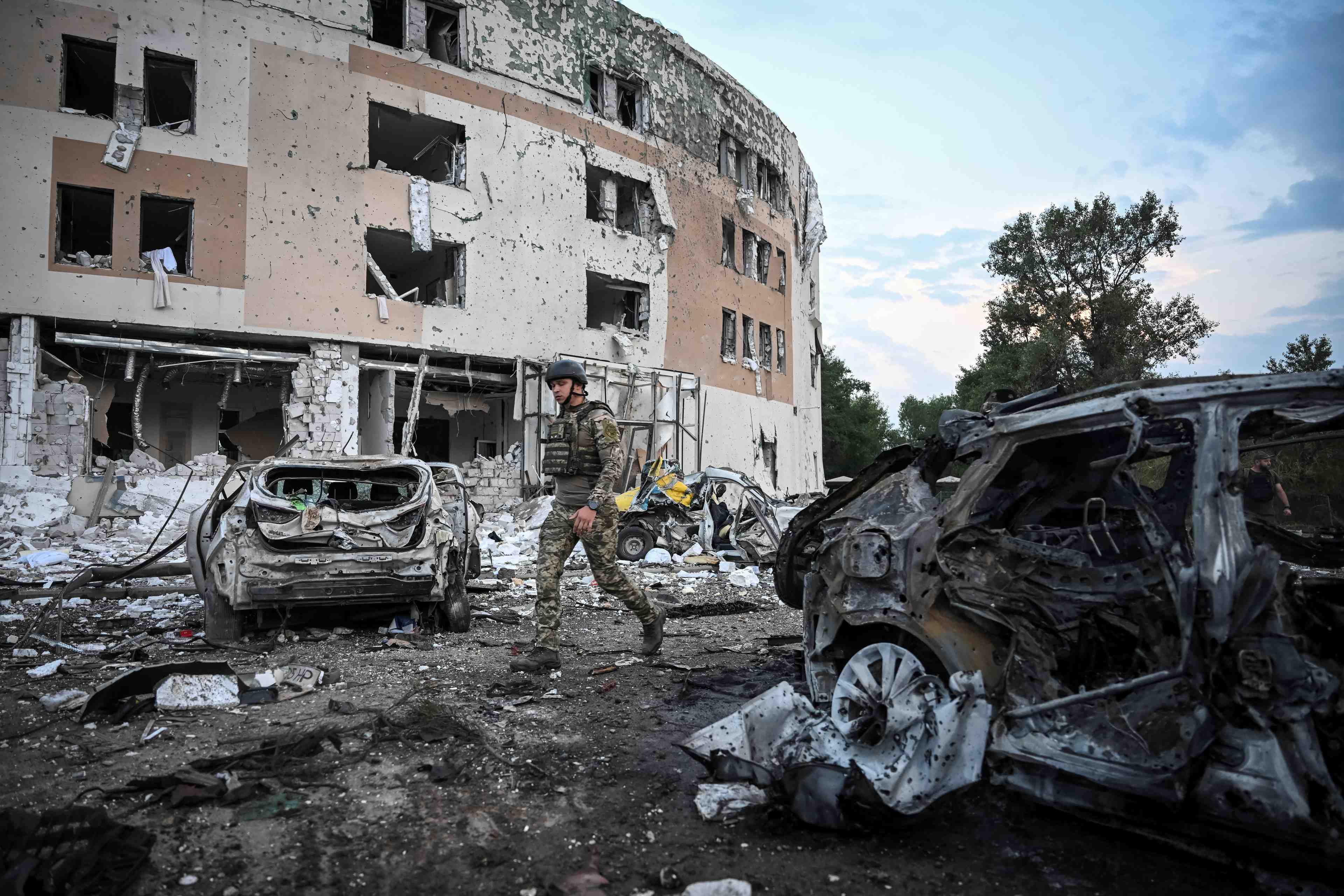 Consequences d'une attaque de missiles russes a zaporijjia