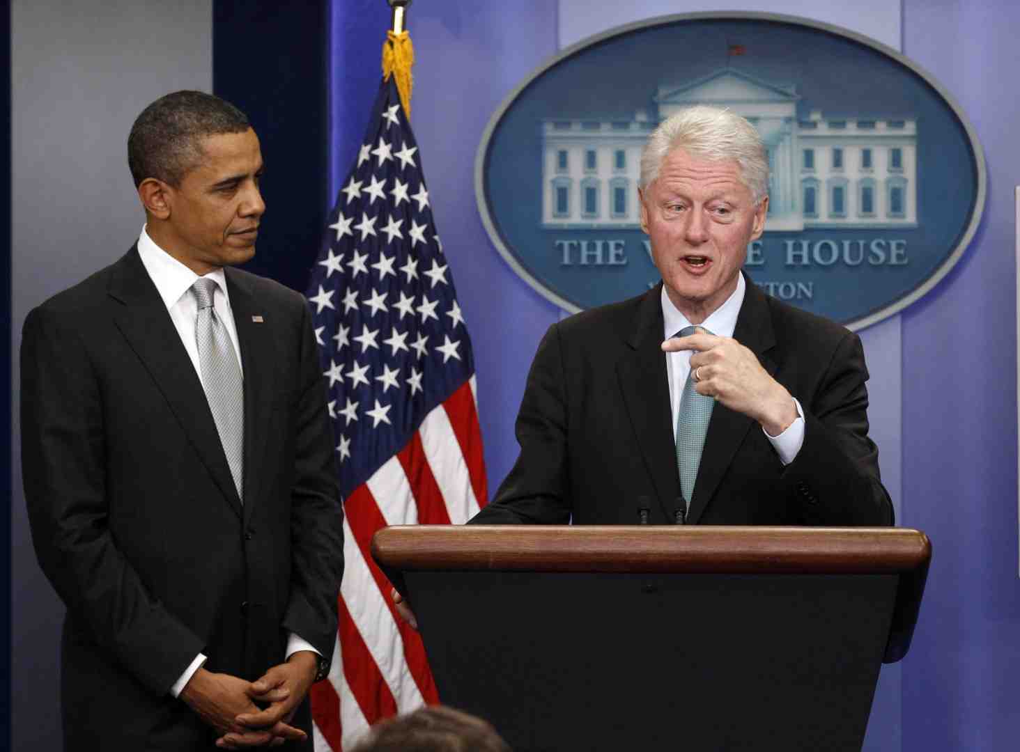Bill Clinton et Barack Obama