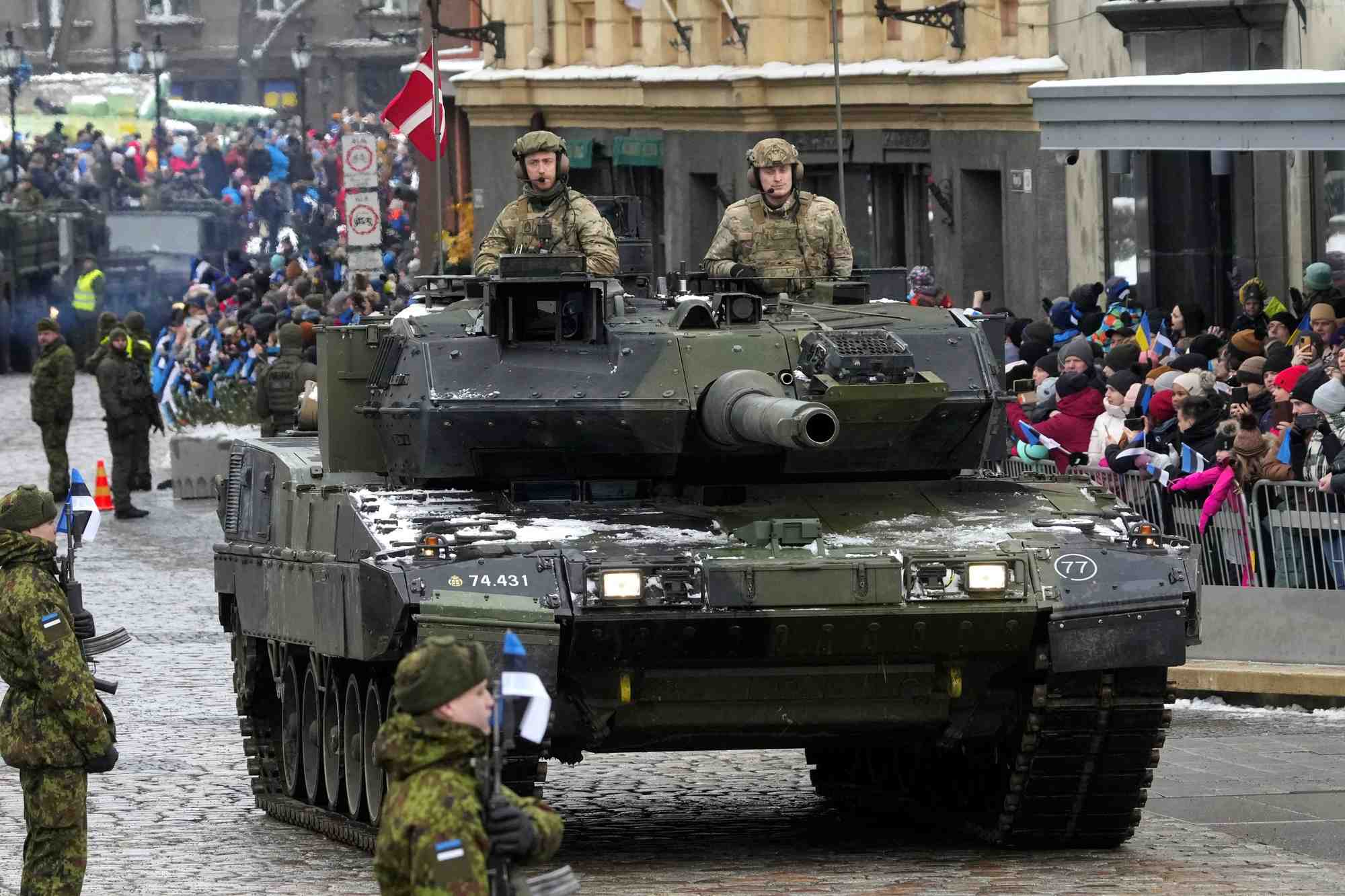 President of european commission von der leyen and nato secretary general stoltenberg visit tallinn