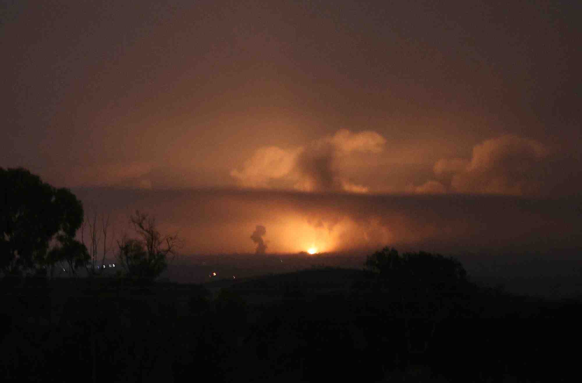 Une explosion a gaza