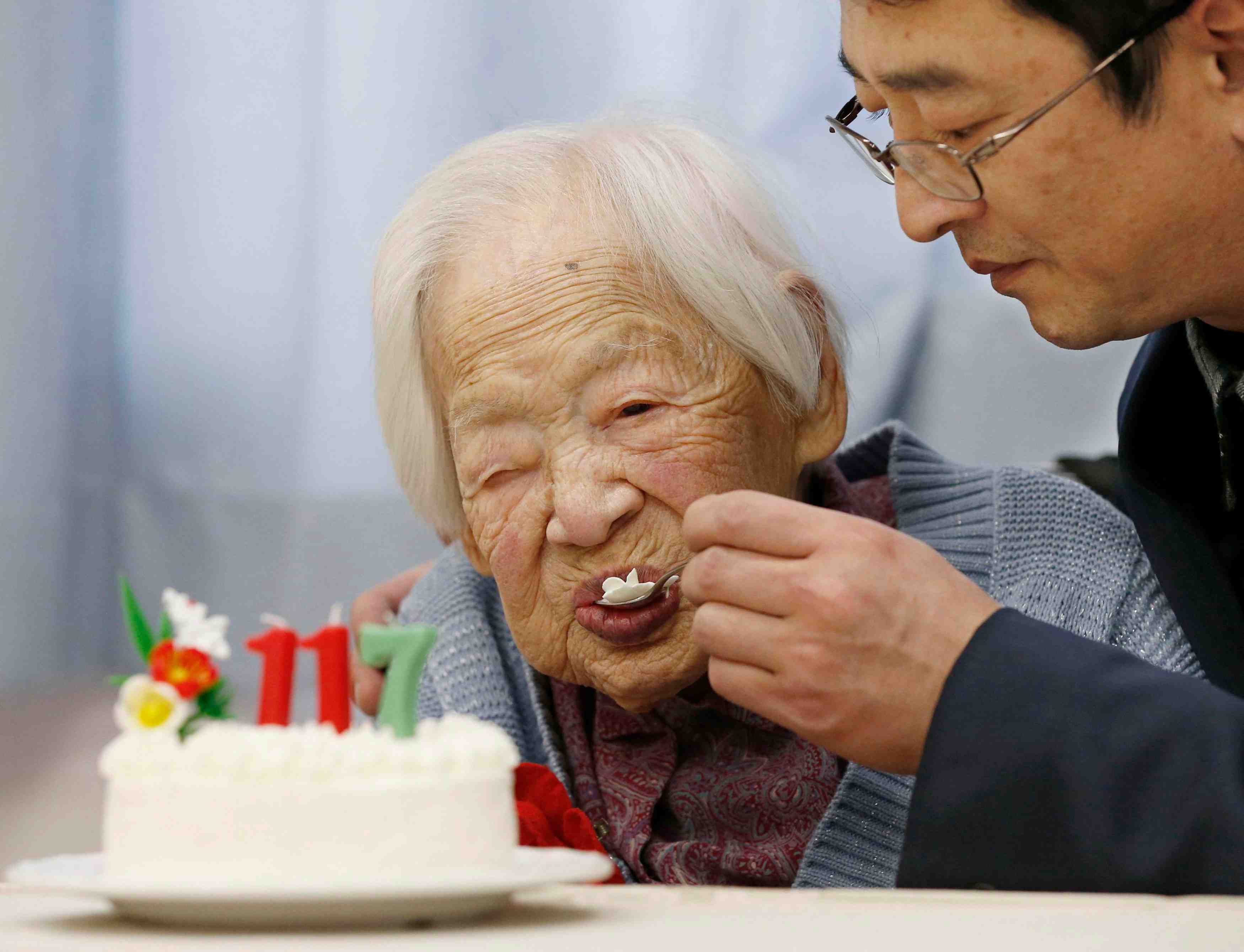 Deces a 117 ans de misao okawa, doyenne japonaise de l'humanite