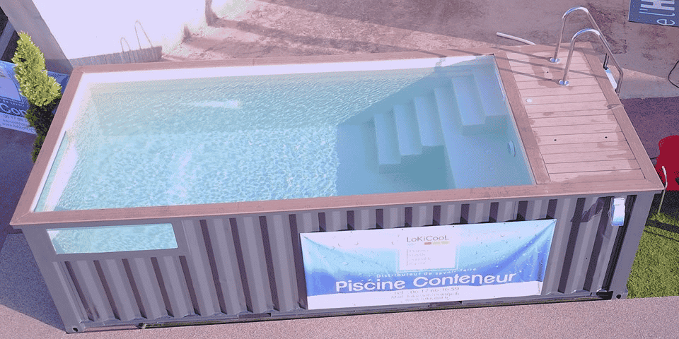 La PME revendique une exclusivité sur ses piscines-conteneurs et sur son concept de box aqua bien-être