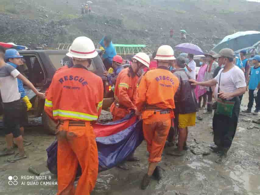 Birmanie: l'effondrement d'une mine de diamant fait 162 morts