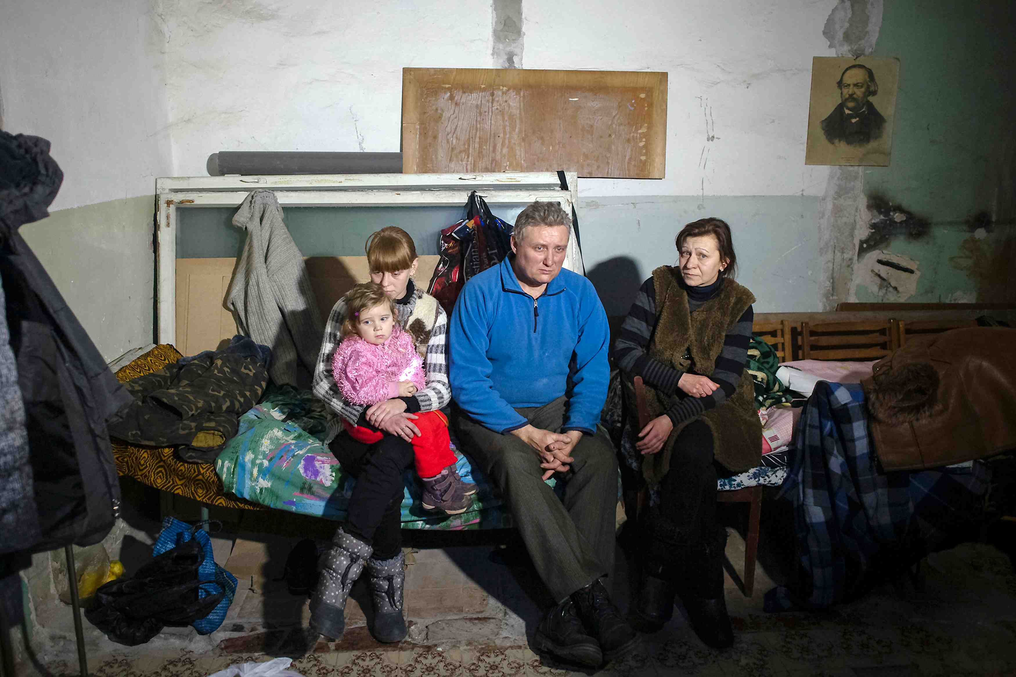 A debaltseve, dans l’est de l’ukraine, les habitants vivent au rythme des bombardements