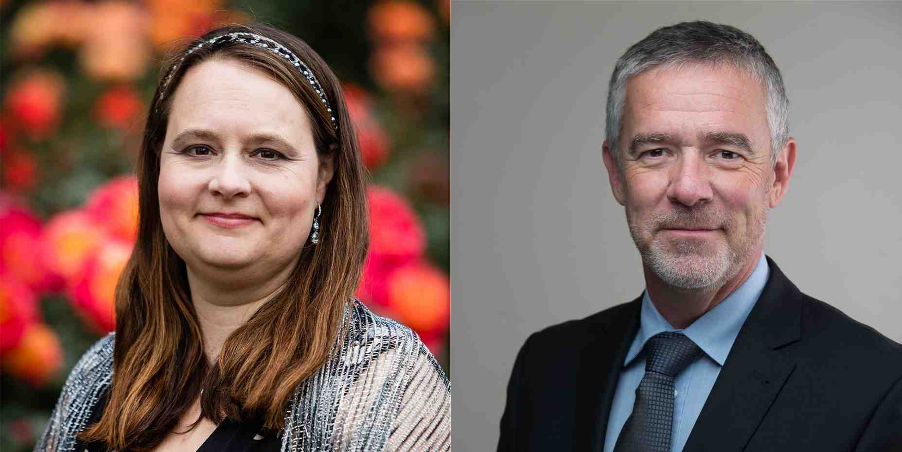 Virginia Joplin, CEO de Verbio Group et Rémi Alquier le dirigeant de la filiale européenne de Verbio Group.