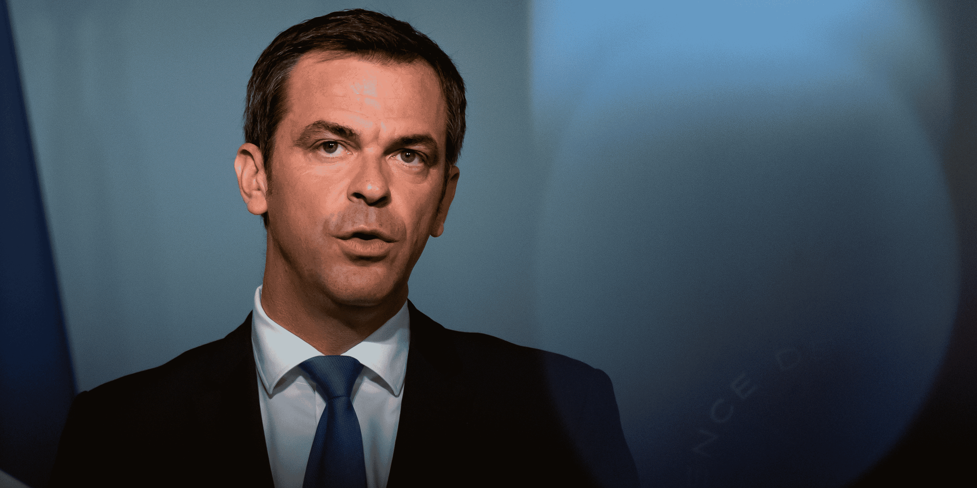 Olivier Véran, ministre de la Santé, lors d'une déclaration à la presse, le 20 mai 2020