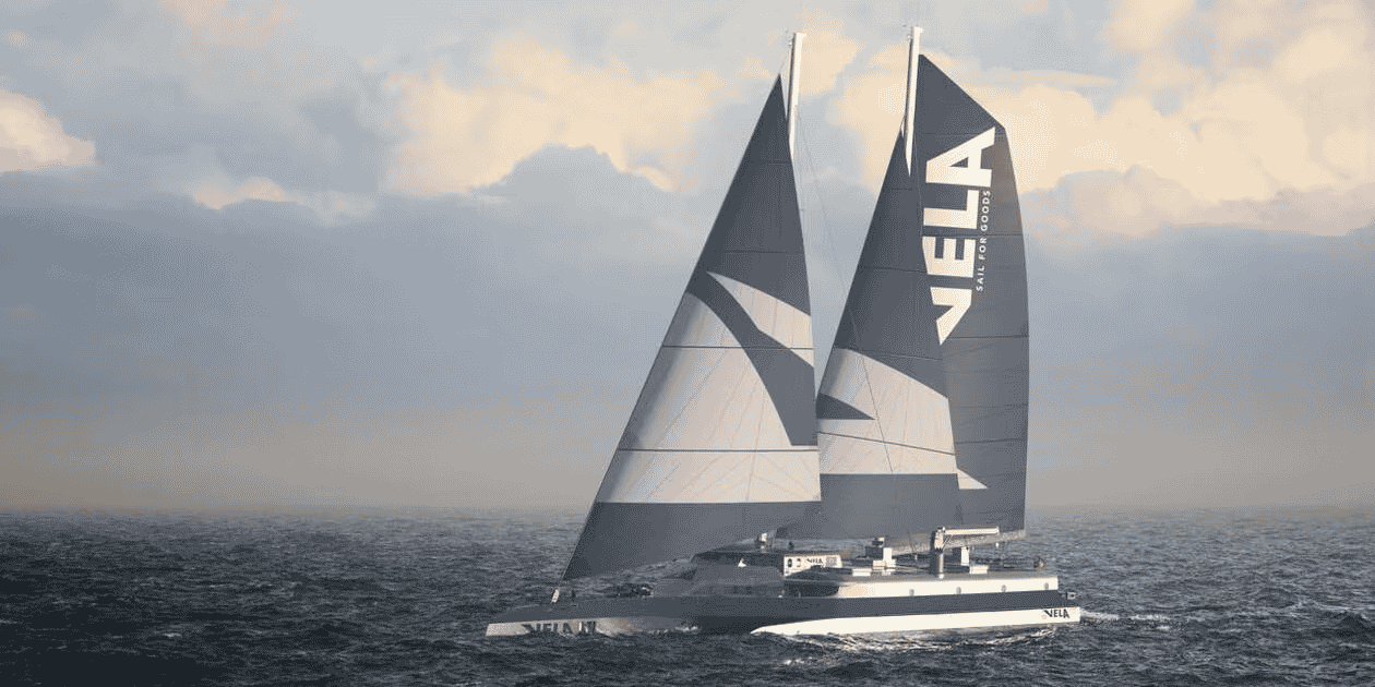 Le trimaran de Vela, qui sera construit aux Philippines, mesurera 60 mètres de long.