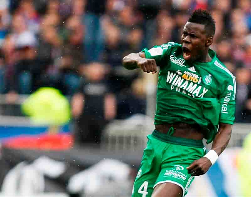 Ligue 1: dix matches de suspension pour le Stéphanois Kurt Zouma