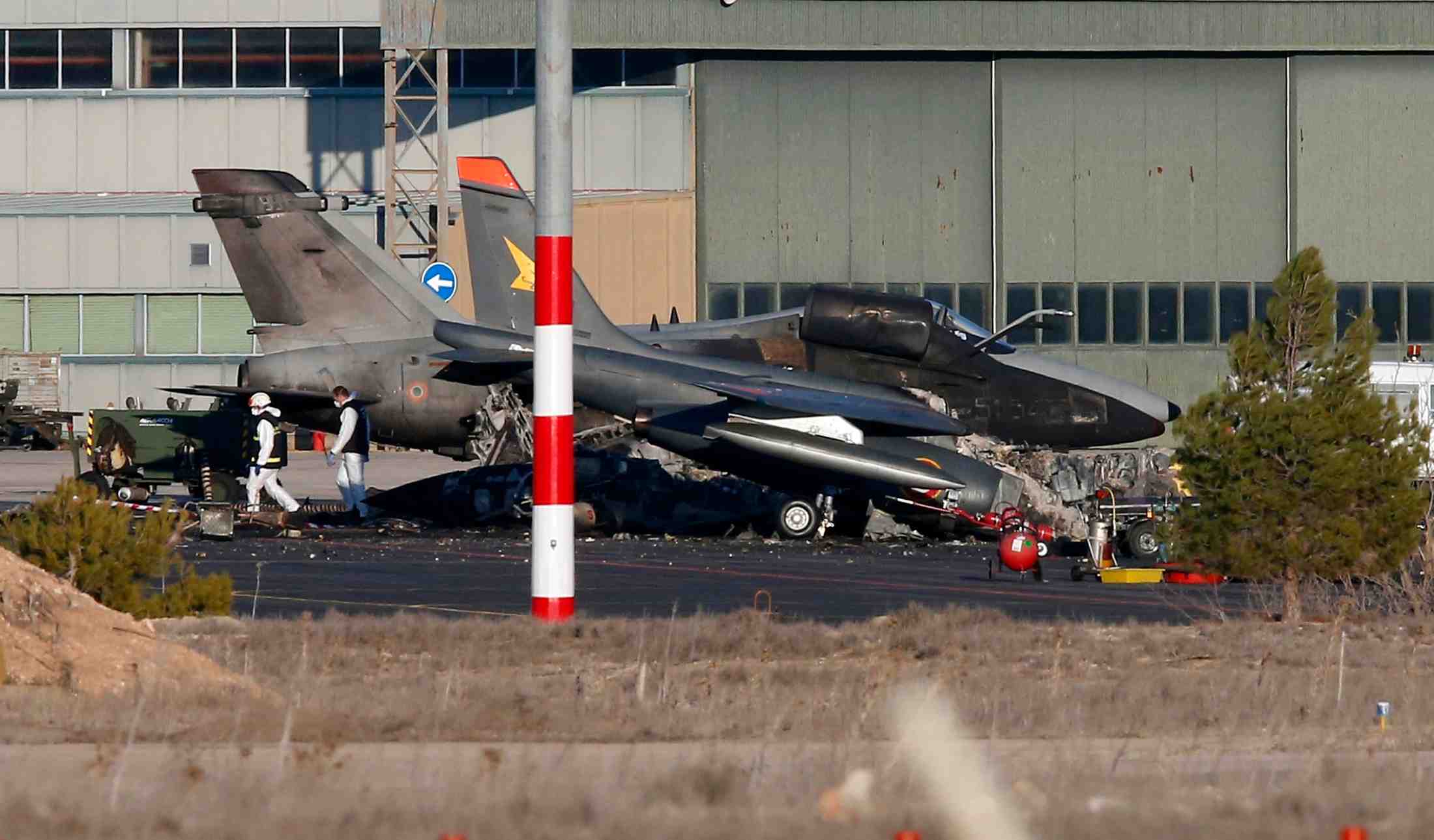 L'accident meurtrier du f-16 en espagne du a une panne